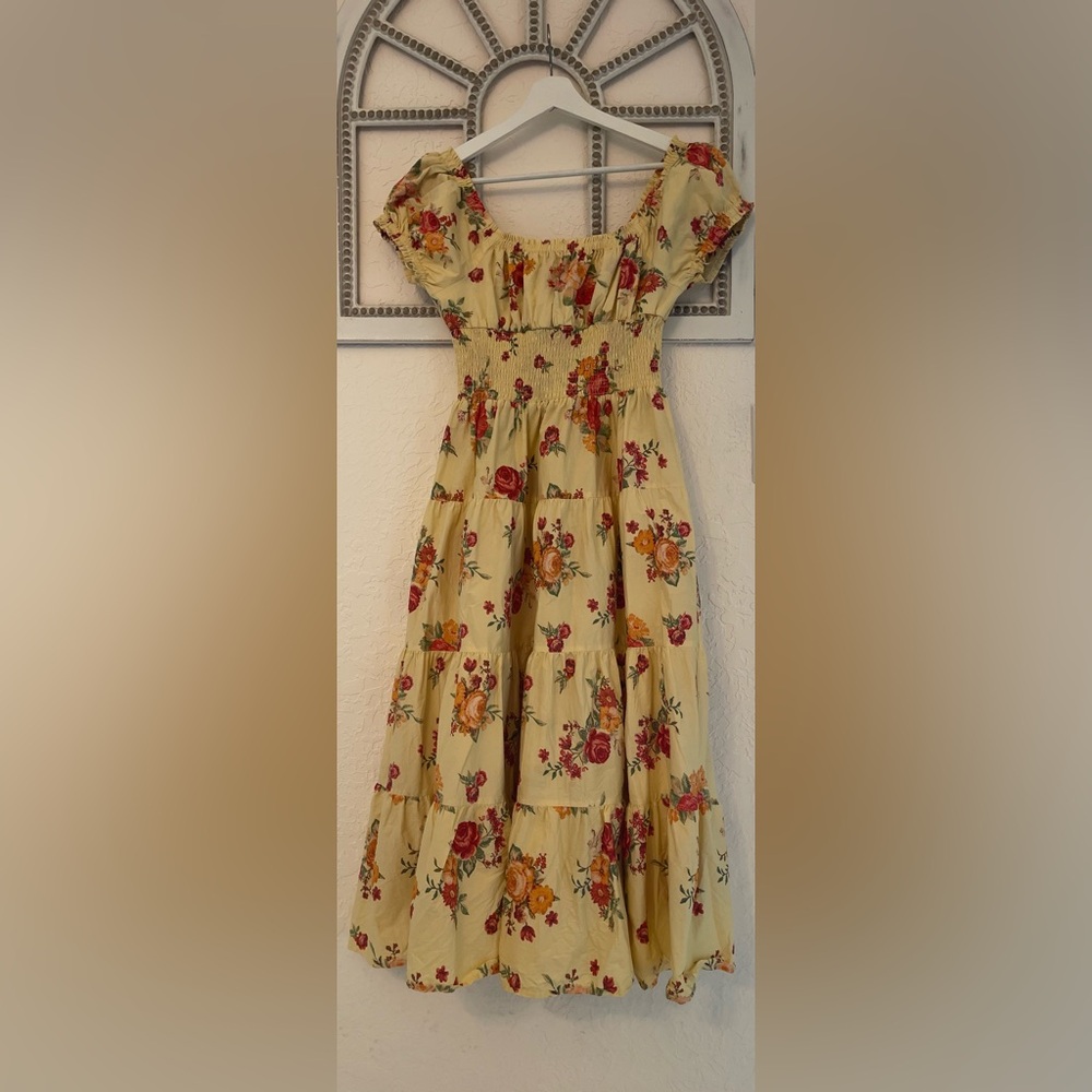 WeWoreWhat X Danielle Bernstein Poplin Maxi  Floral Dress Regular & Plus Size